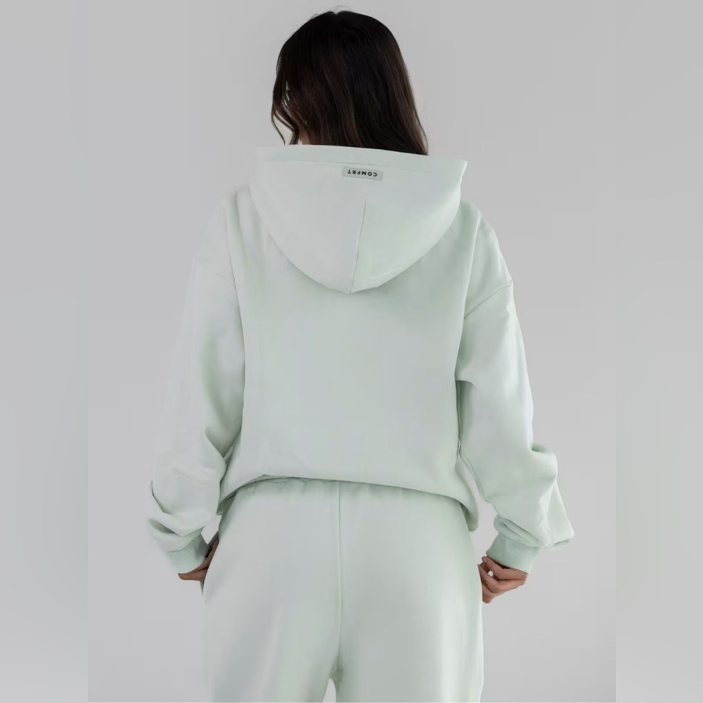 Comfrt Mint Hoodie - Women's Pullover Sweatshirt - Picture 4 of 4